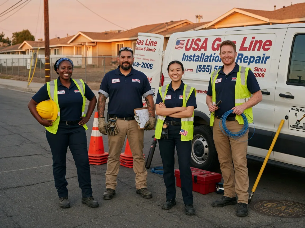 Gas Line Installation company in Shirland, IL